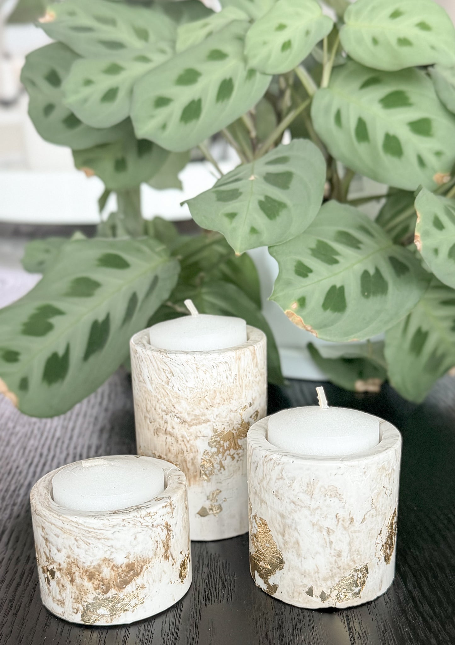 Earth & Stone Tea Light Trio