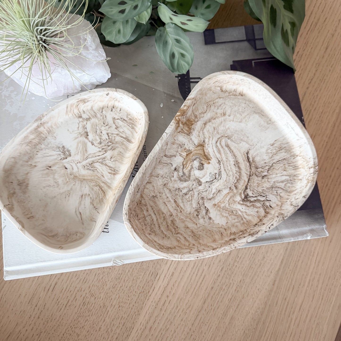 Jesmonite Trinket Dish Set