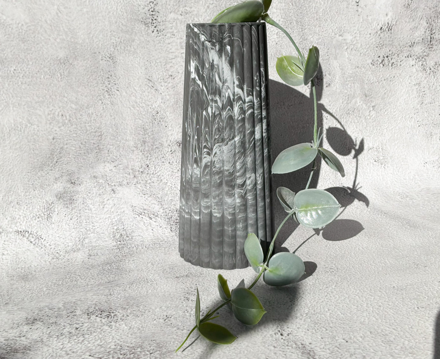 Black Marble Vase