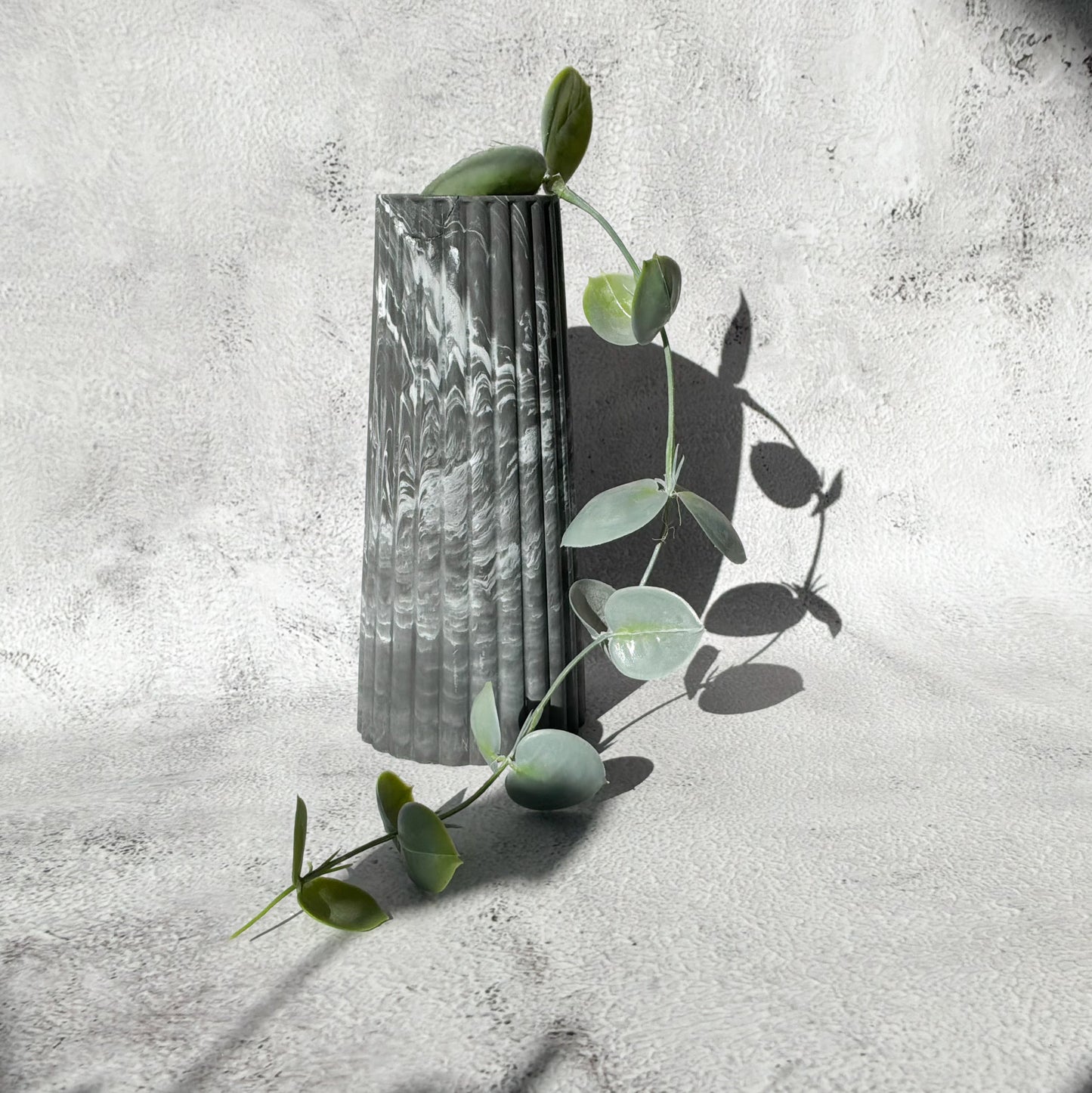 Black Marble Vase