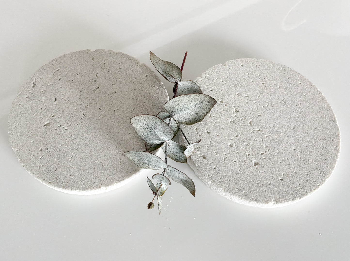 Travertine Coaster Duo
